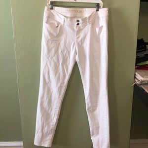 White Denim straight leg pants!